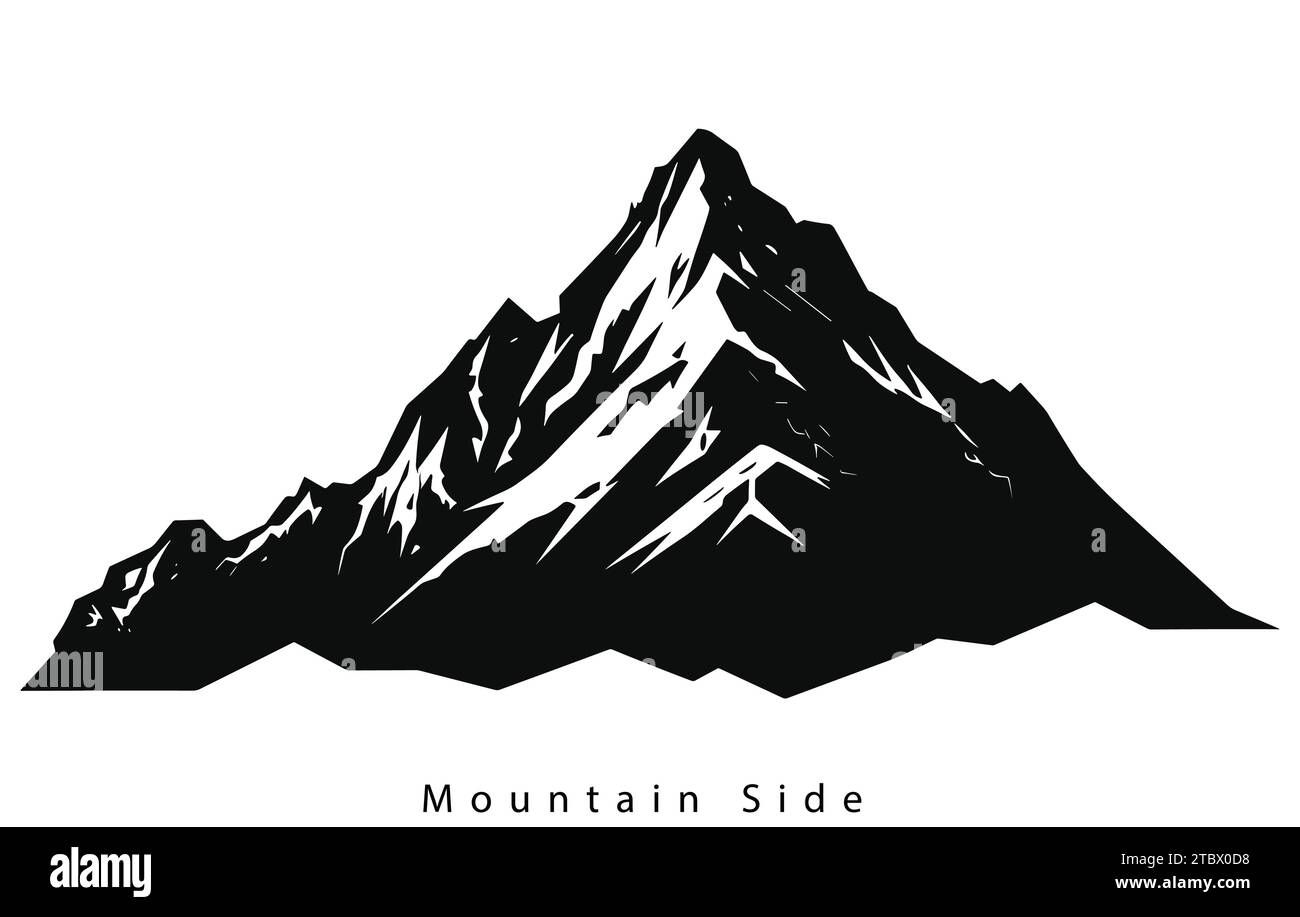 Wallpaper #x--qS5MBMN-XEVvVnztn16 Mountain Silhouettemountains Silhouette Vector Stock Vector Image