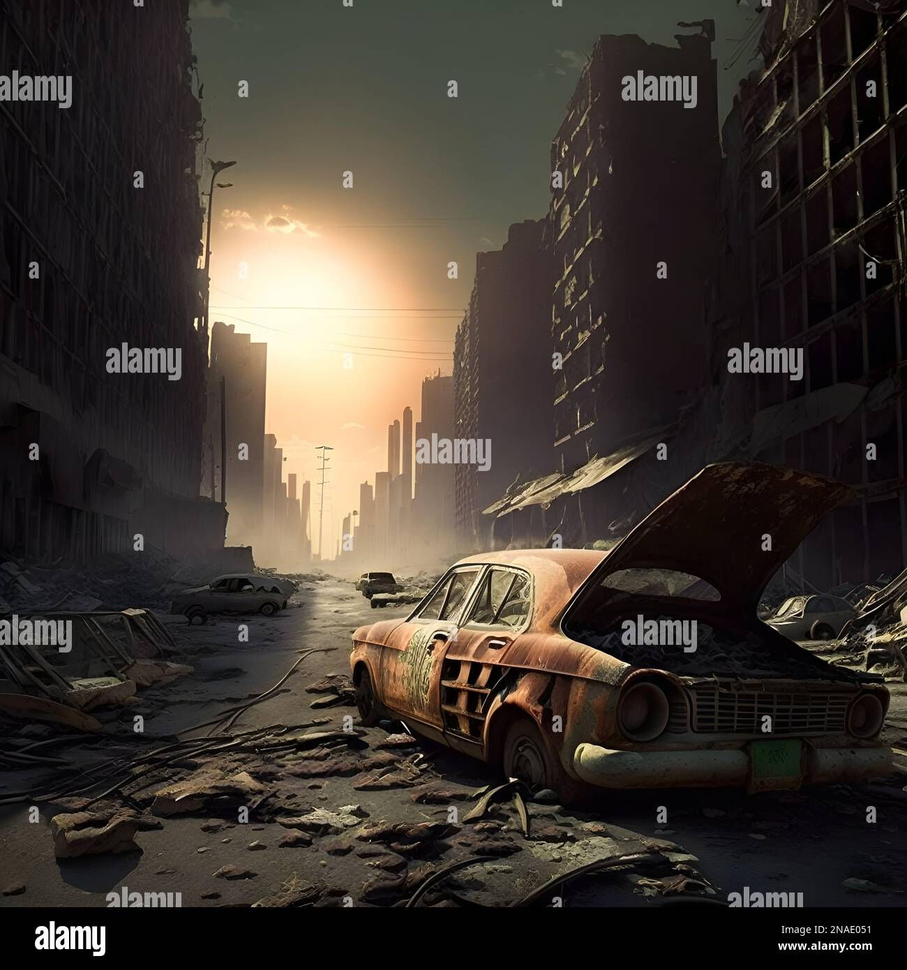 Wallpaper #oJl_P5MBUcASHT6nQswf203 Post Apocalyptic City Hi Res Stock Photography and Images Alamy
