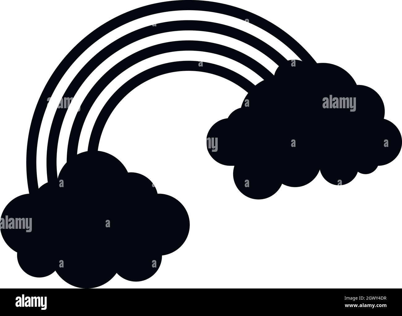 Wallpaper #_2eP9ZIBSpphPi3-1n_c29 Rainbow Icon Simple Style Stock Vector Image Art Alamy