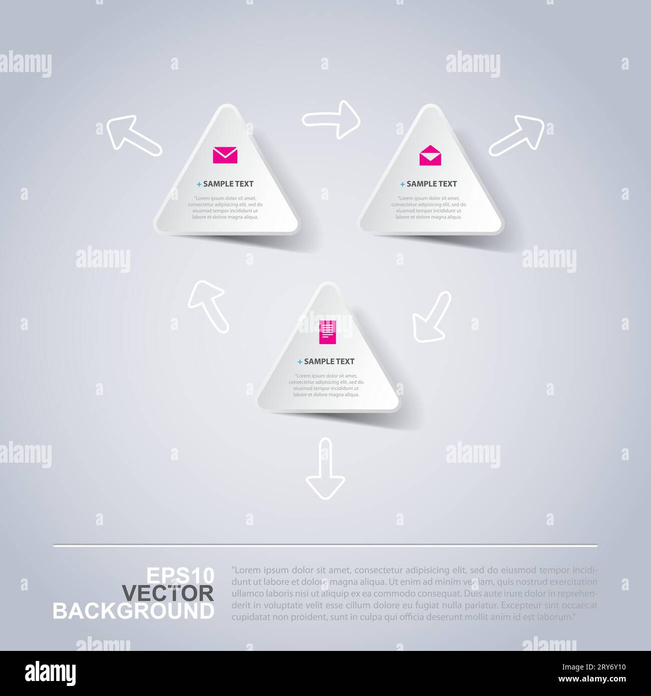 Wallpaper #ime4ApMBSpphPi3-D7BO287 Minimal Paper Cut Infographics Design Triangles Stock Vector Image