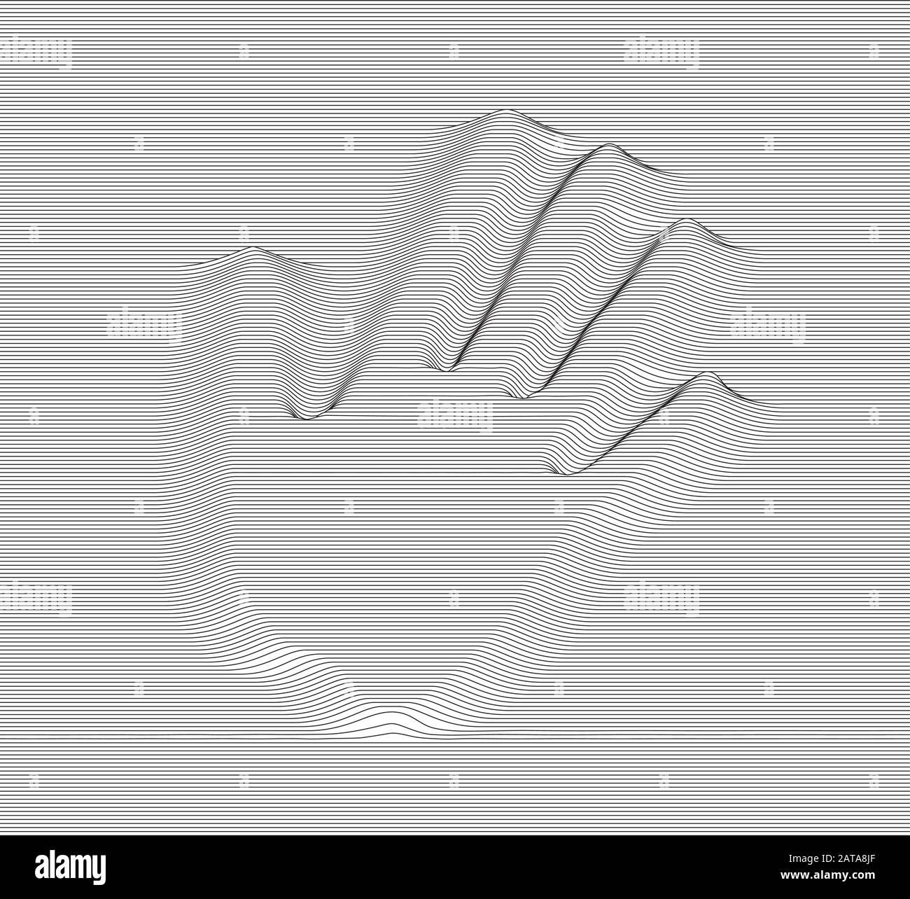 Wallpaper #Ph0GKpMBlOZrFDOkycPy224 Geometric Black and White Abstract 3D Hand Silhouette Optical Hi Res
