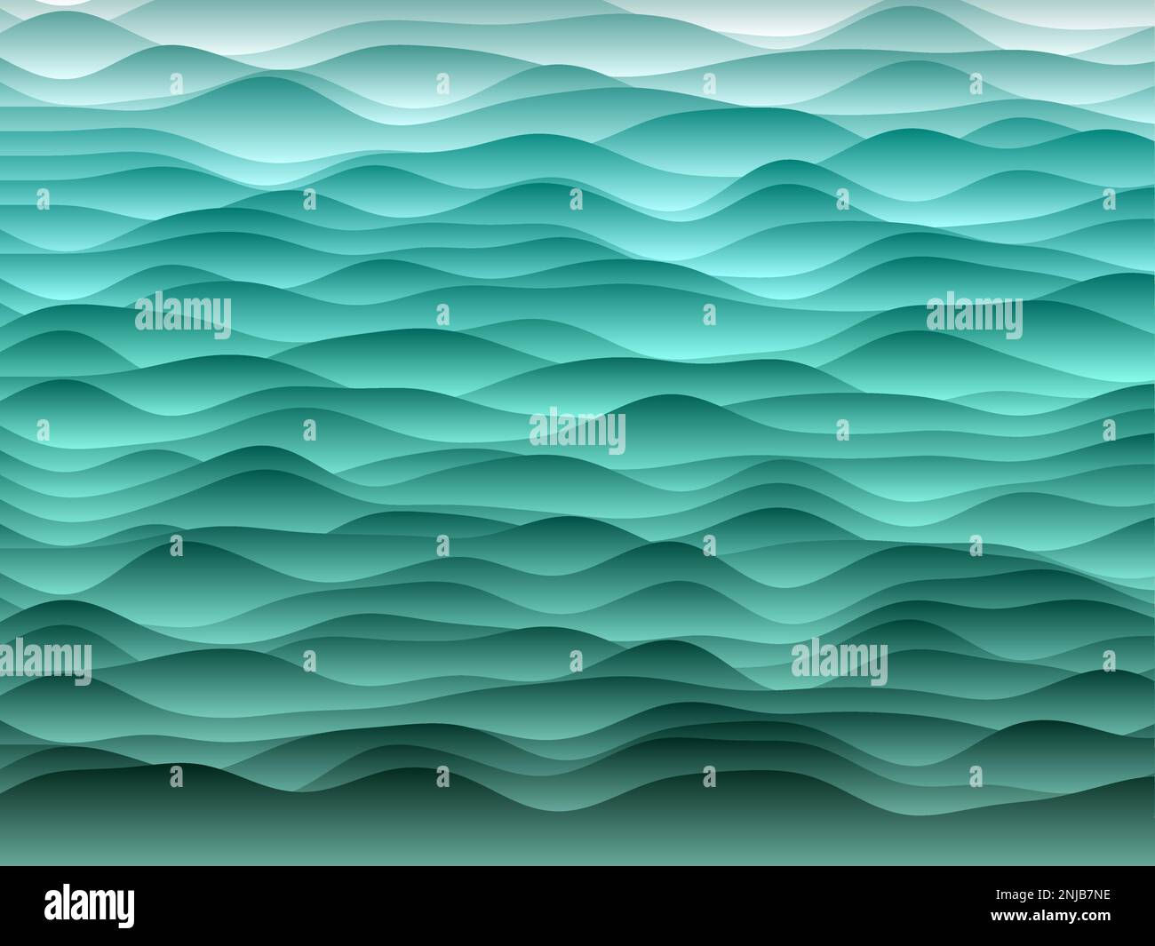 Wallpaper #O2d45pIBSpphPi3-fTNO73 Abstract Curves Background Smooth Curves with Gradients in Teal Colors