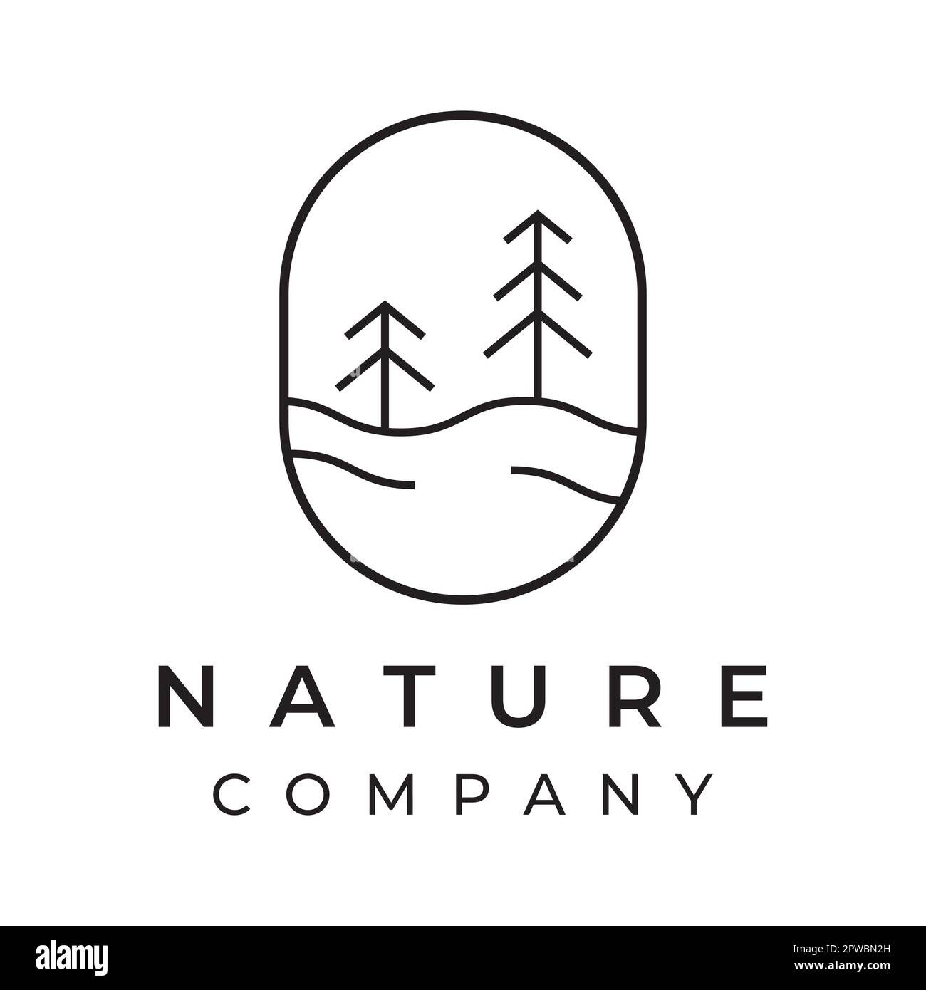 Wallpaper #BGdQC5MBSpphPi3-qtkV305 Creative Abstract Pine Tree and Pine Forest Logo Template Design