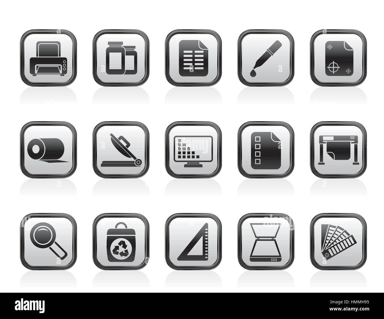 Wallpaper #gGdQ7pIBSpphPi3-YVxF357 Commercial Print Icons Stock Vector Image Art Alamy