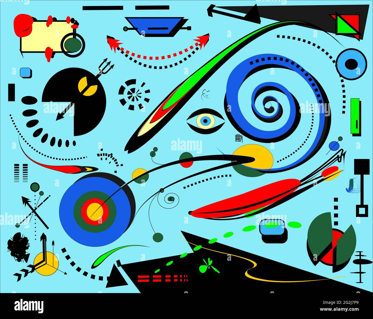 Wallpaper #gGfoDJMBSpphPi3-KuHk38 Abstract Blue Background Surrealism Art Style Stock Vector Image Art