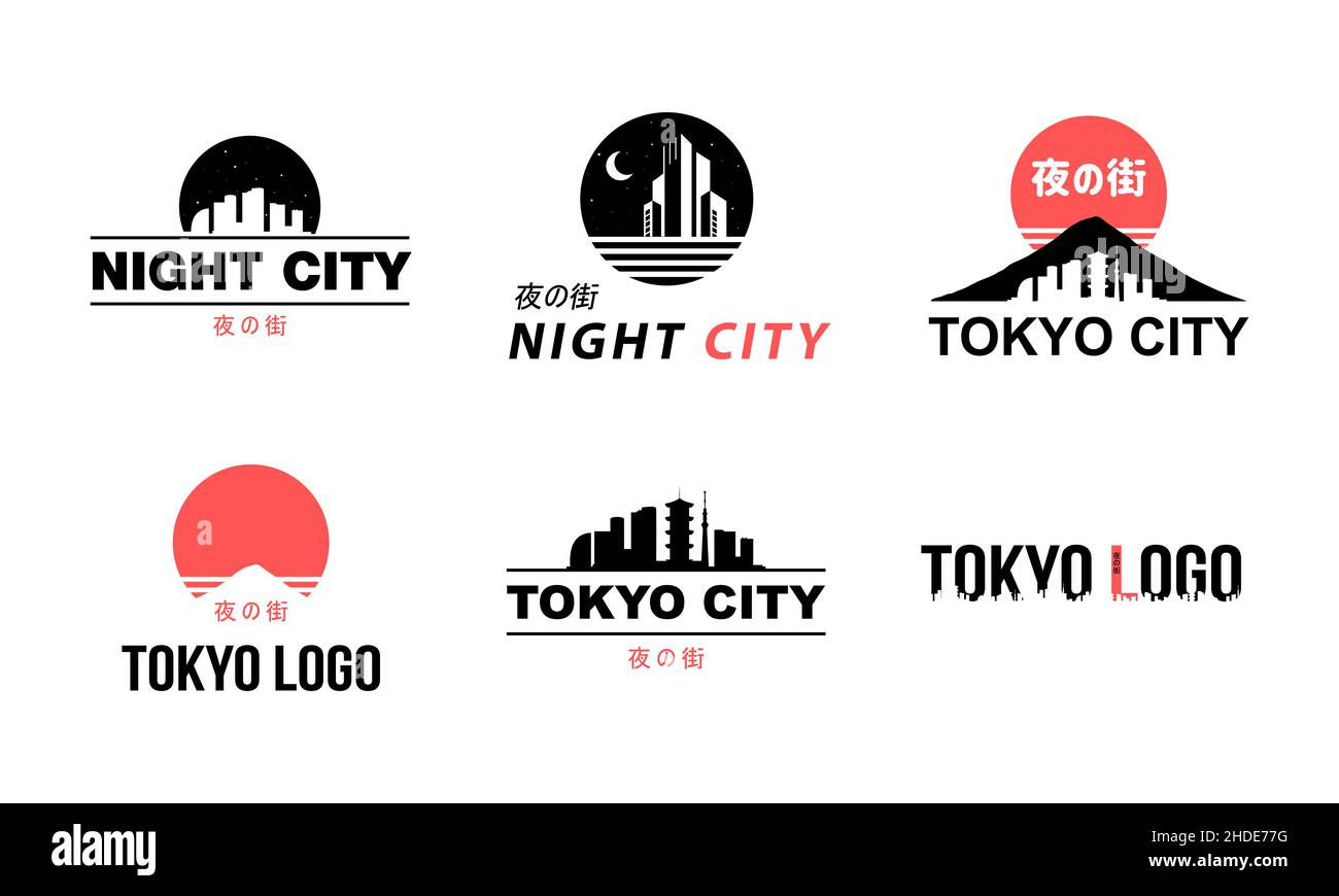 Wallpaper #IwNKY5MBpyOg8YnEldVx99 Collection of Logos in Oriental Style Japanese Set of Vector Graphics