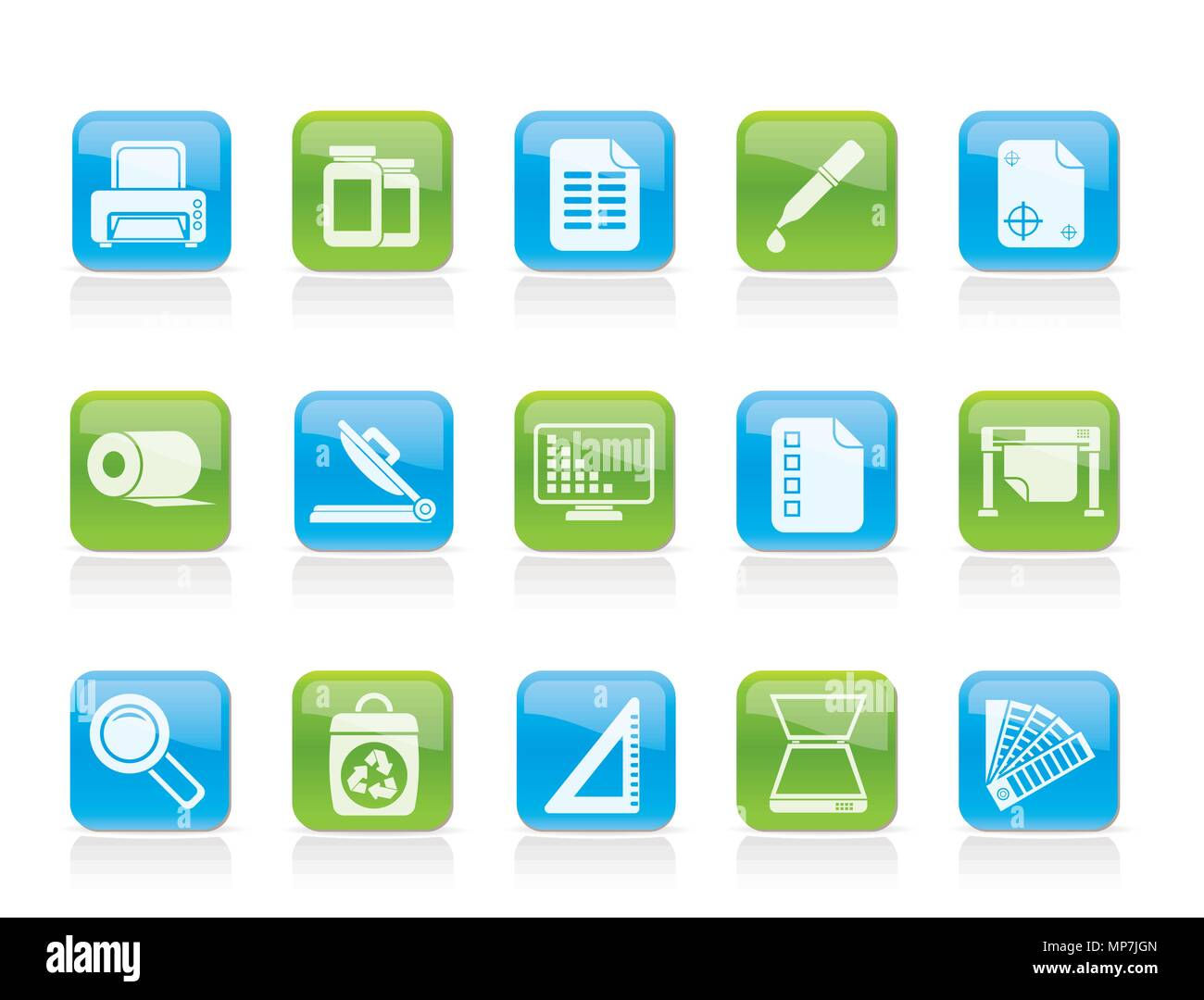 Wallpaper #gGdQ7pIBSpphPi3-YVxF329 Commercial Print Icons Vector Icon Set Stock Vector Image Art Alamy