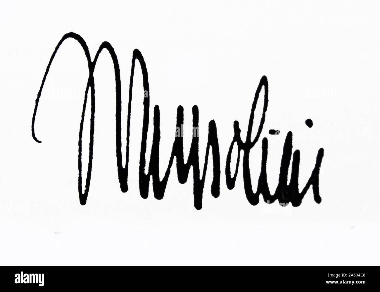 Wallpaper #hGcuDZMBSpphPi3-SeOZ5 Signature of Mussolini Cut Out Stock Images Pictures Alamy