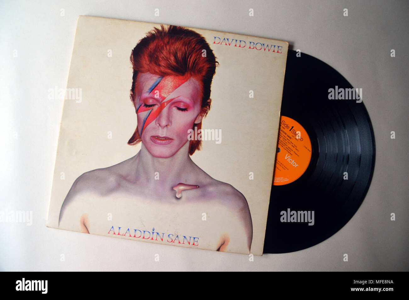 Wallpaper #7030a Aladdin Sane De David Bowie Cd Chez Libertemusic Ref123255141