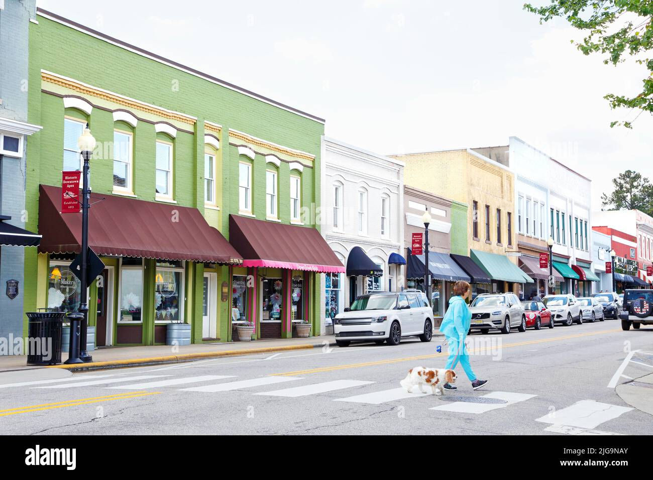 Wallpaper #nljPM5MBzN9vxX34OznC95 Downtown Apex North Carolina Small Town America Stock Photo Alamy