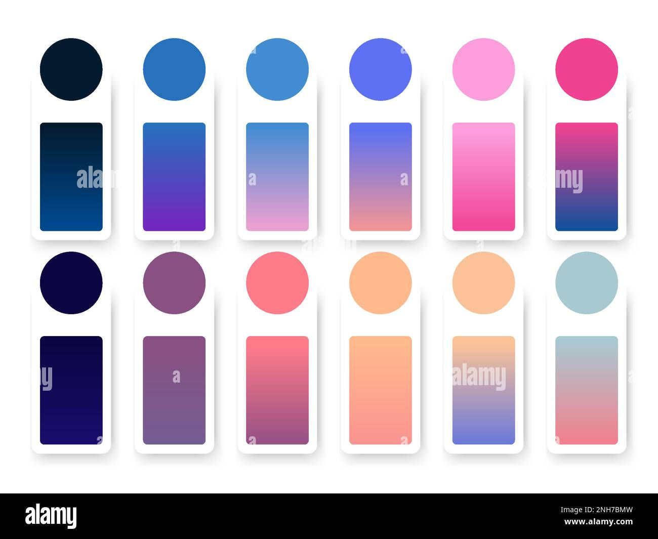 Wallpaper #4d8a7 Trendy Beautiful Gradient Color Palettes 2744052 Vector Art at Vecteezy