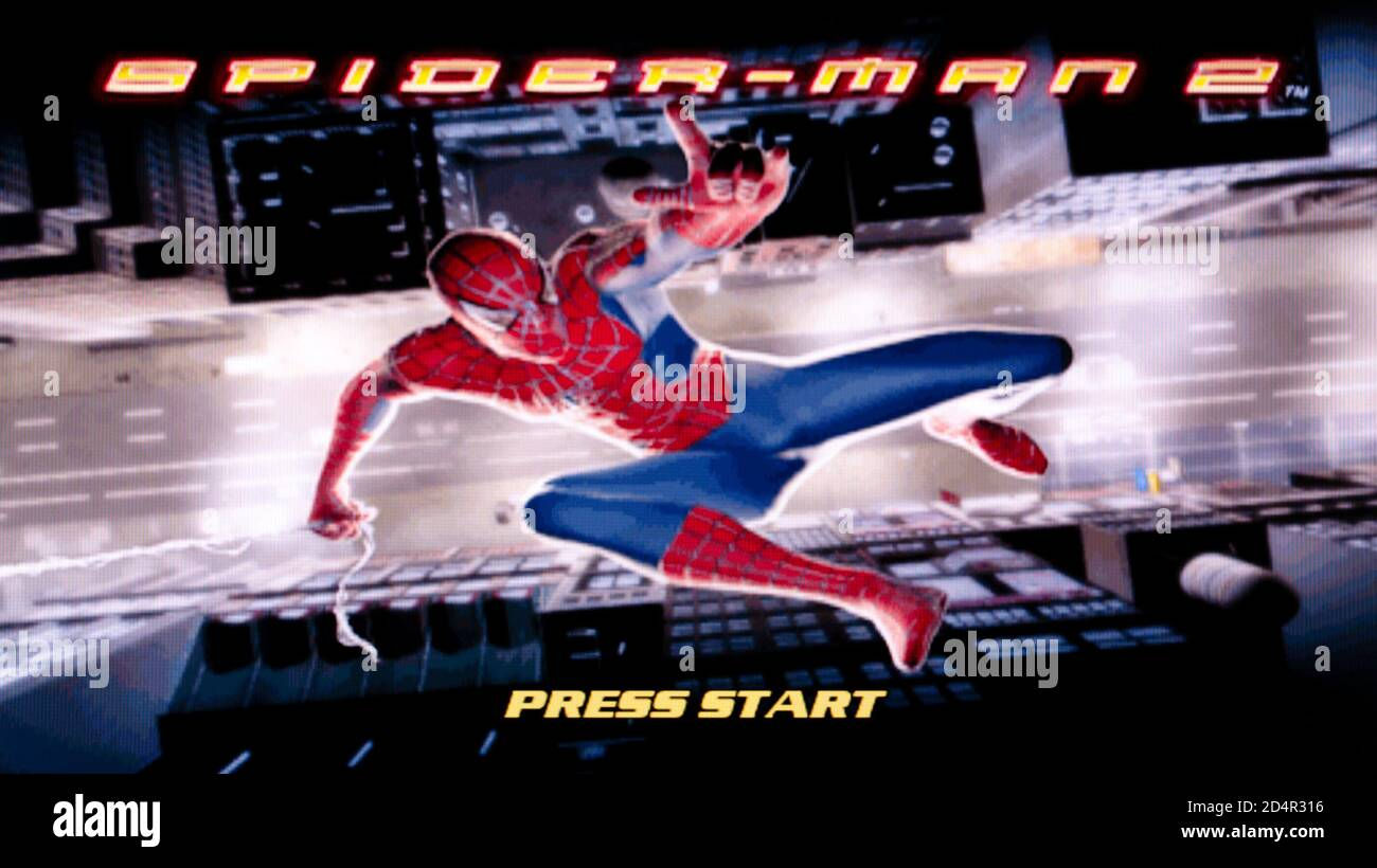 Wallpaper #0hmcEo8BtGB6xQ78DmM228 Spider Man 2 Sony Playstation 2 PS2 Editorial Use Only Stock Photo