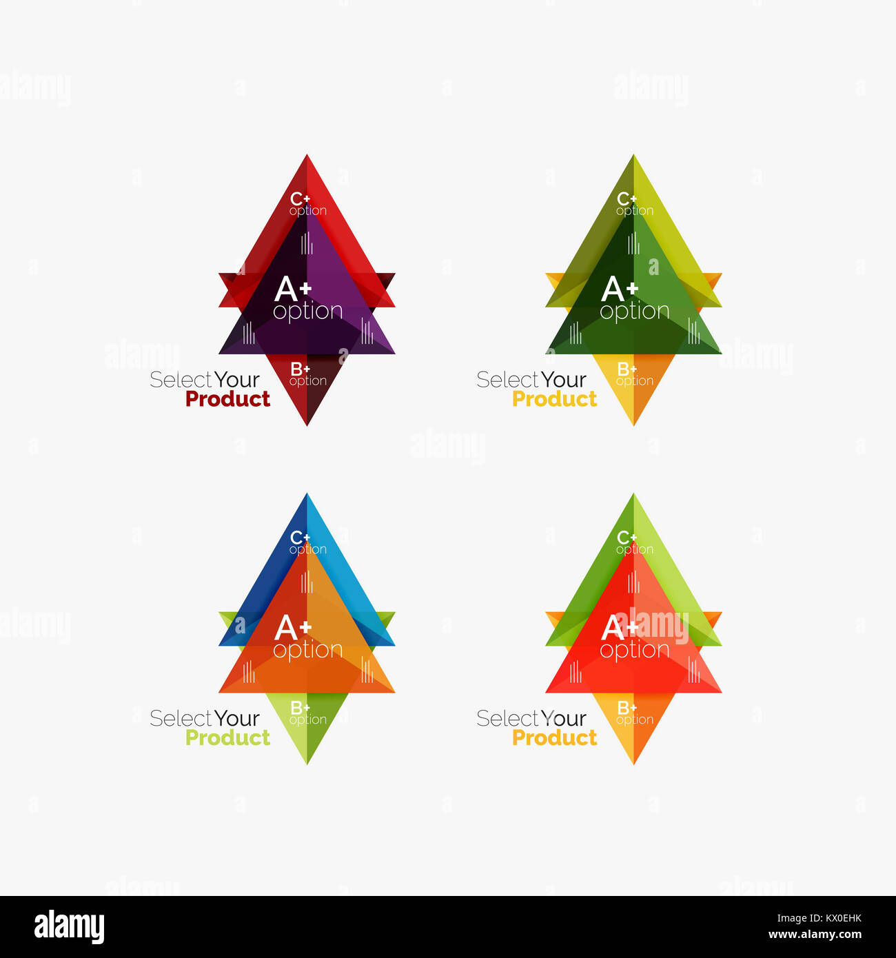 Wallpaper #_GcLCZMBSpphPi3-ZM3k214 Set of Triangle Layouts with Text and Options Elements of Business