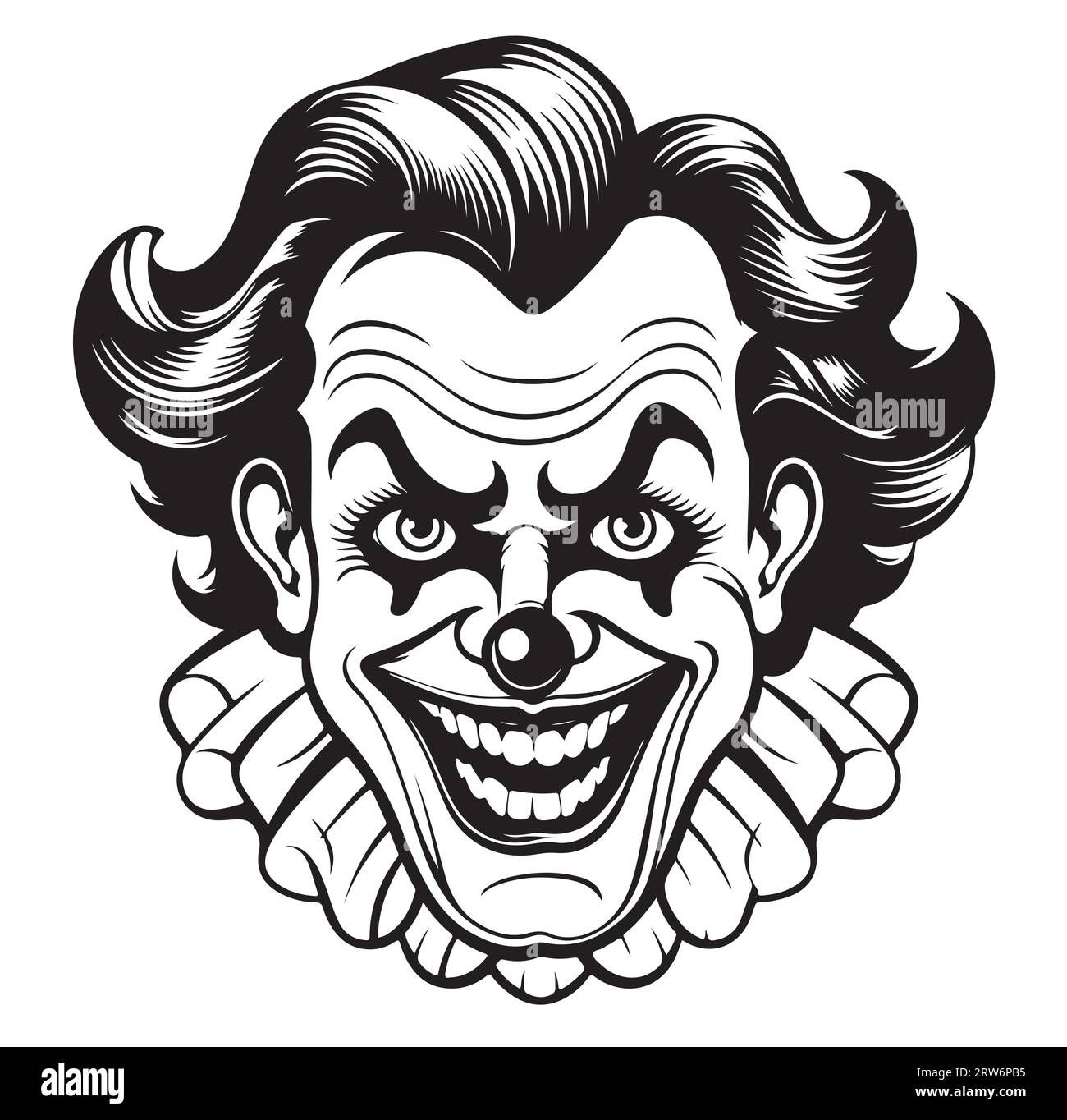 Wallpaper #9e-6S5MBMN-XEVvVFTsv273 Angry Clown Retro Sketch Hand Drawn Sketch Vector Stock Vector Image