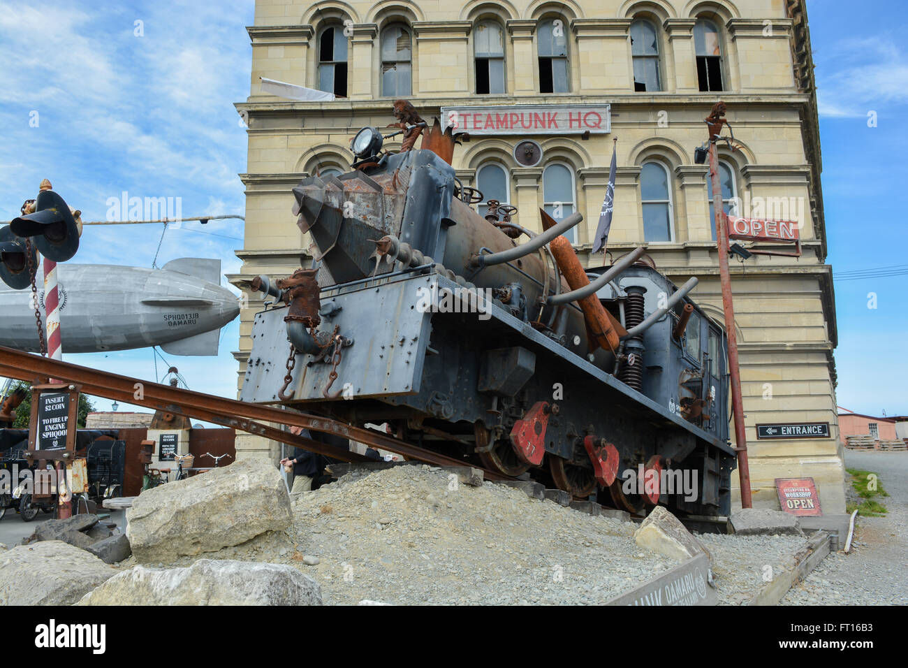 Wallpaper #8xkHF48BtGB6xQ78hG6c31 Steampunk Headquarters Museum in Oamaru Stock Photo Alamy