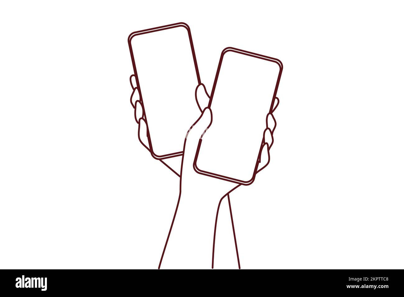 Wallpaper #d_9caZMB3lSXT3zU_eUQ356 Cellphones Hands Stock Vector Images Alamy