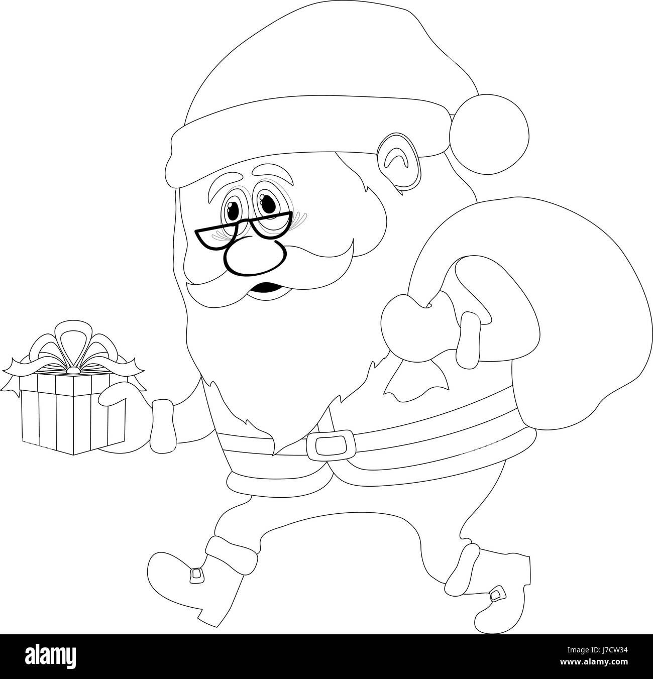 Wallpaper #lTGnNZMB5zzyi_yYH1f-335 Cartoon Santa Claus Face Black and White Stock Photos Images Alamy