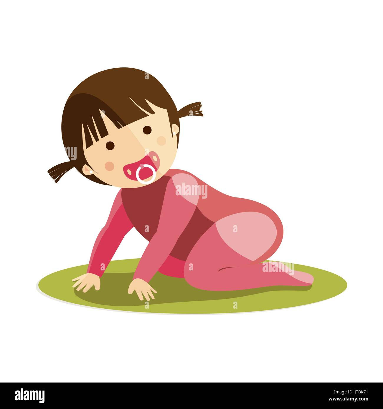 Wallpaper #vmczCZMBSpphPi3-o86c22 Vector Illustration Cute Crawling Baby Hi Res Stock Photography and