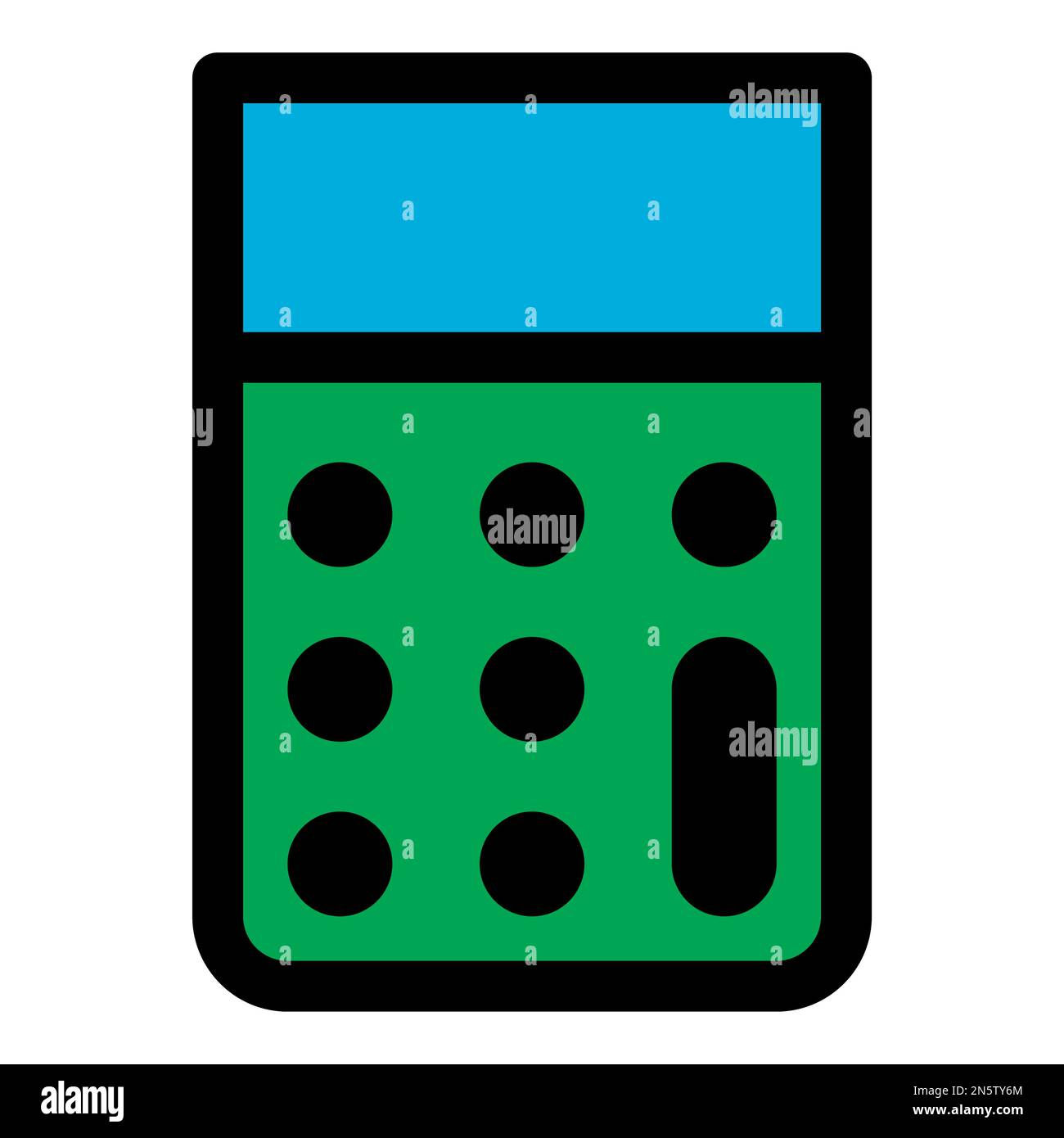 Wallpaper #XmepBpMBSpphPi3-QcIQ91 Calculator Icon Line Isolated on White Background Black Flat Thin Icon