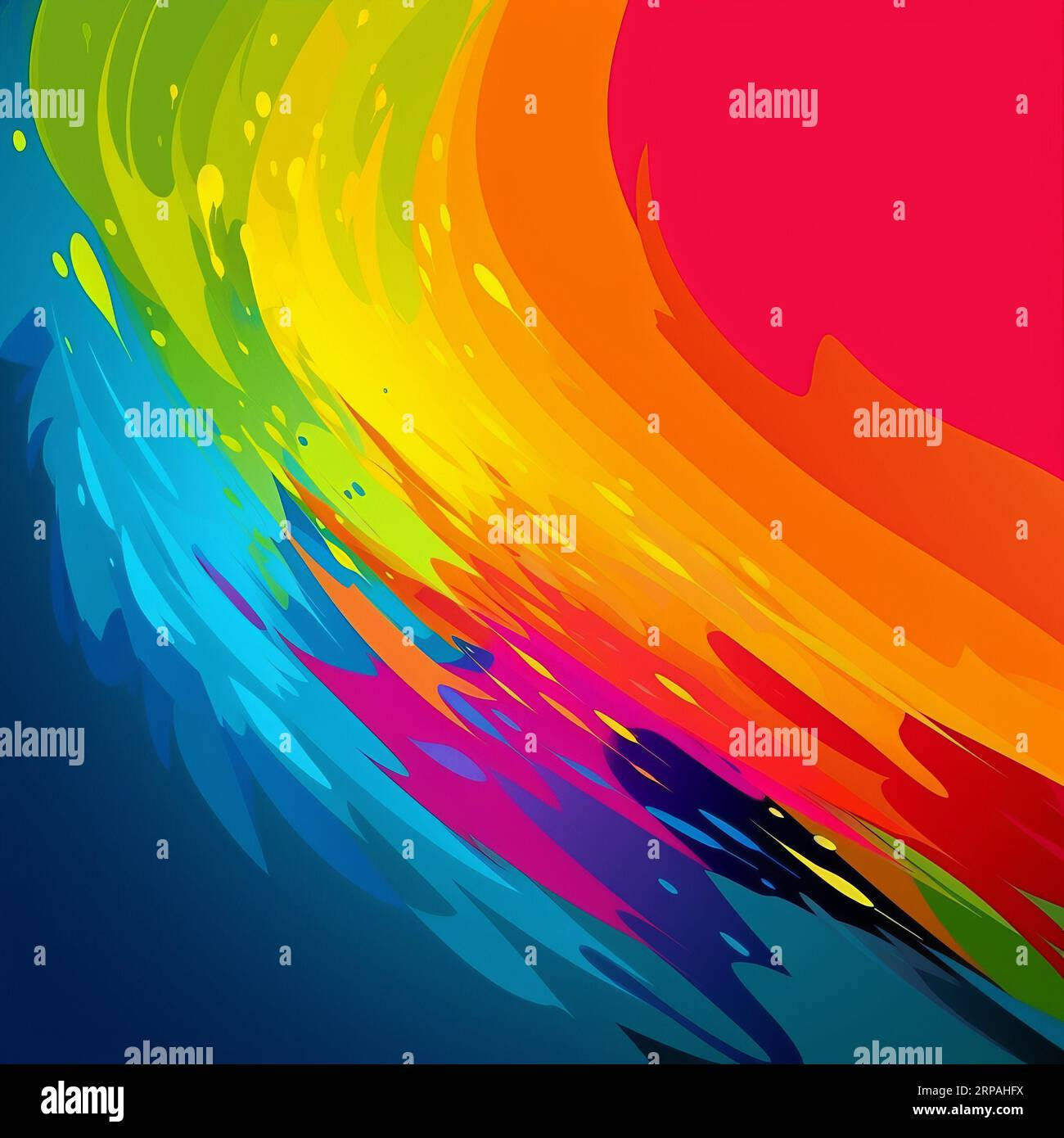 Wallpaper #A23NaZcBycdYOYFT2nGj20 Colorful Abstract Rainbow Wave Pattern Stock Photo Alamy
