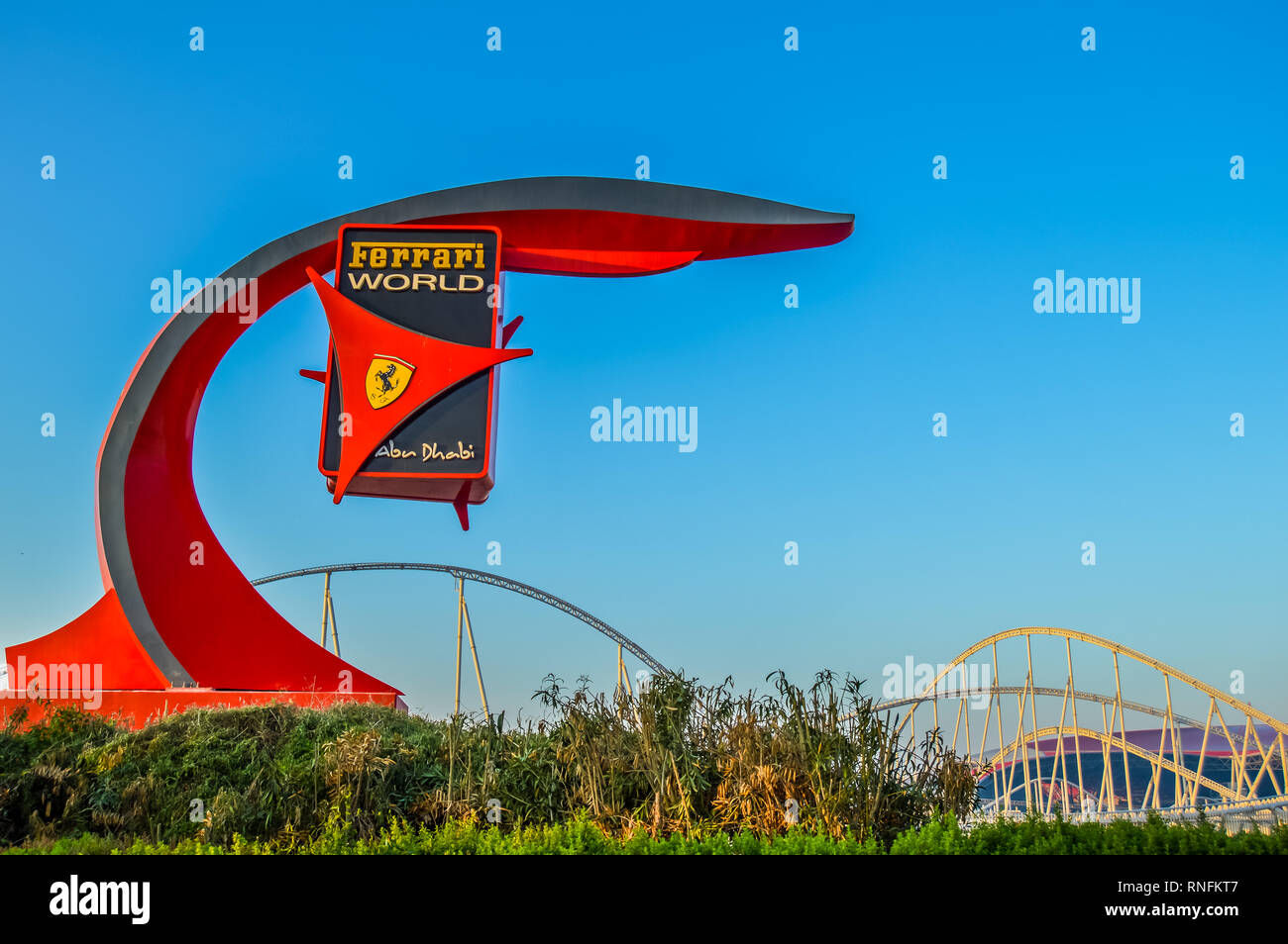 Wallpaper #0EUIlY4B7YBJg1BV4p-S37 Ferrari World Abu Dhabi is an Amusement Park on Yas Hi Res Stock