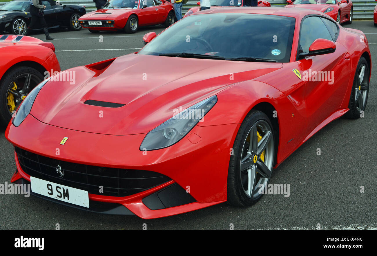 Wallpaper #DEWQlY4B7YBJg1BV3KBL12 Red Ferrari F12 Berlinetta Stock Photo Alamy
