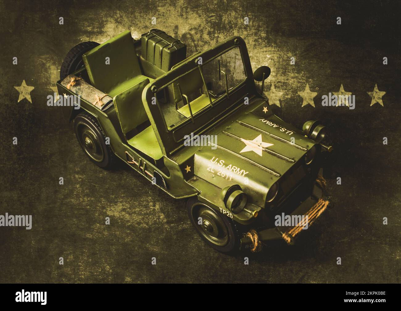 Wallpaper #JxqUT5MB1yWOL4qgLH94241 Rustic Automotive Art on a Model Us Army Jeep in Rustic Military Green