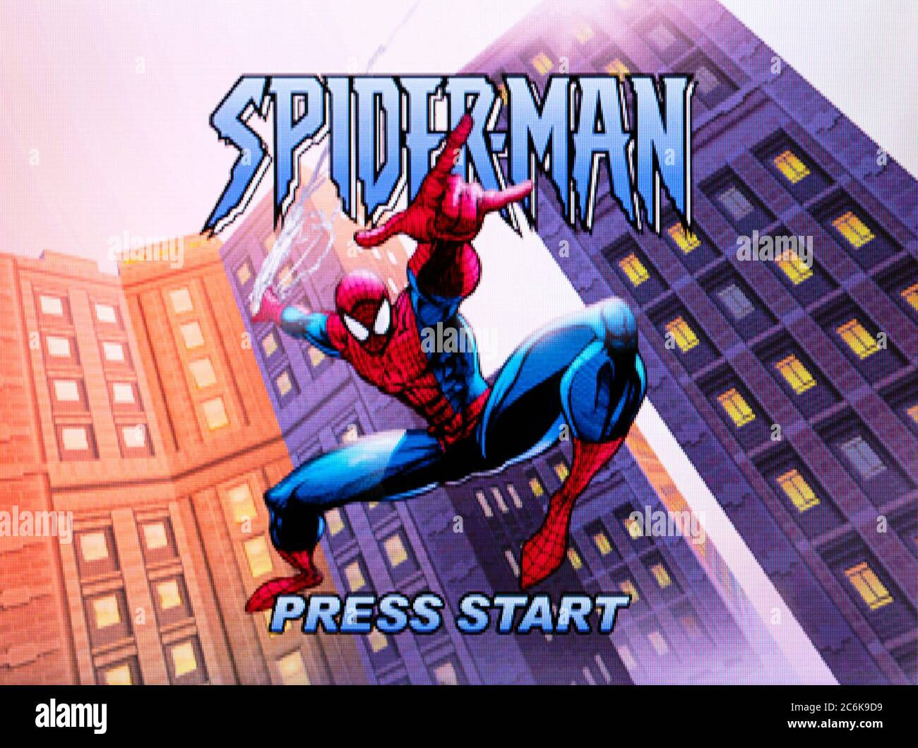 Wallpaper #4vQTOpMBKFX8bn3rknfp125 Spider Man Sony Playstation 1 PS1 Psx Editorial Use Only Stock