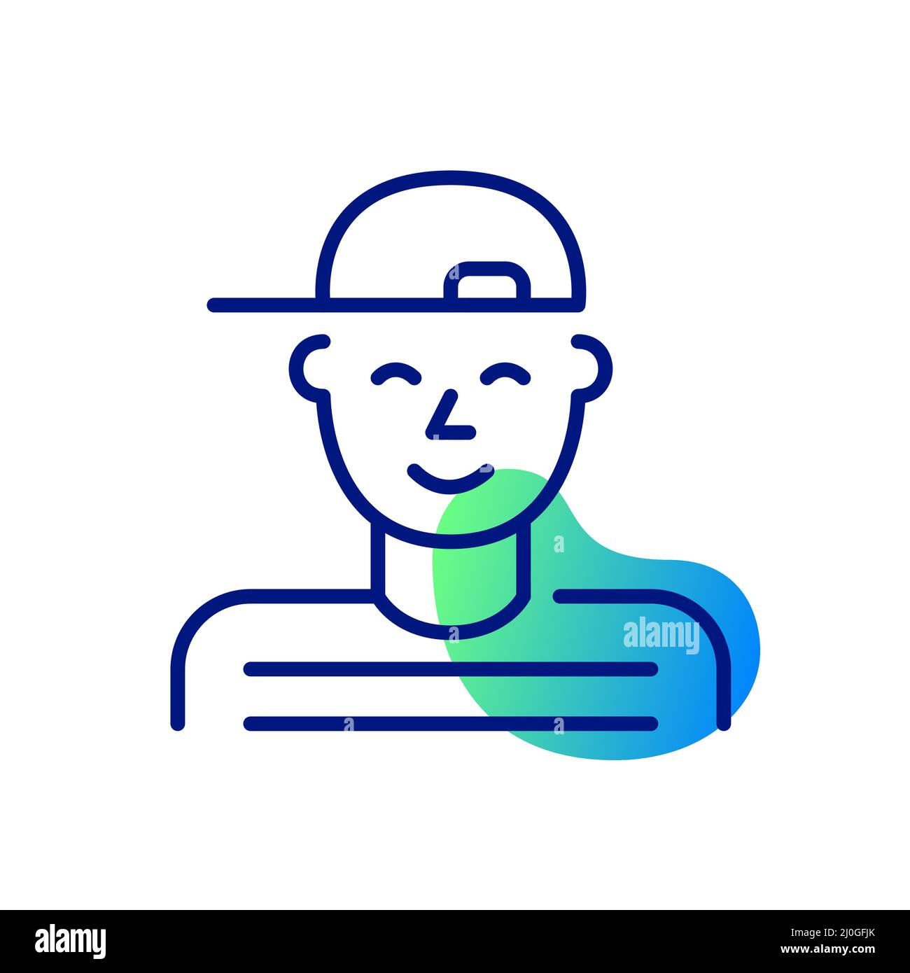 Wallpaper #txdfPpMBPLD5_VEN0t9L80 Smiling Young Model Baseball Cap Stock Vector Images Alamy