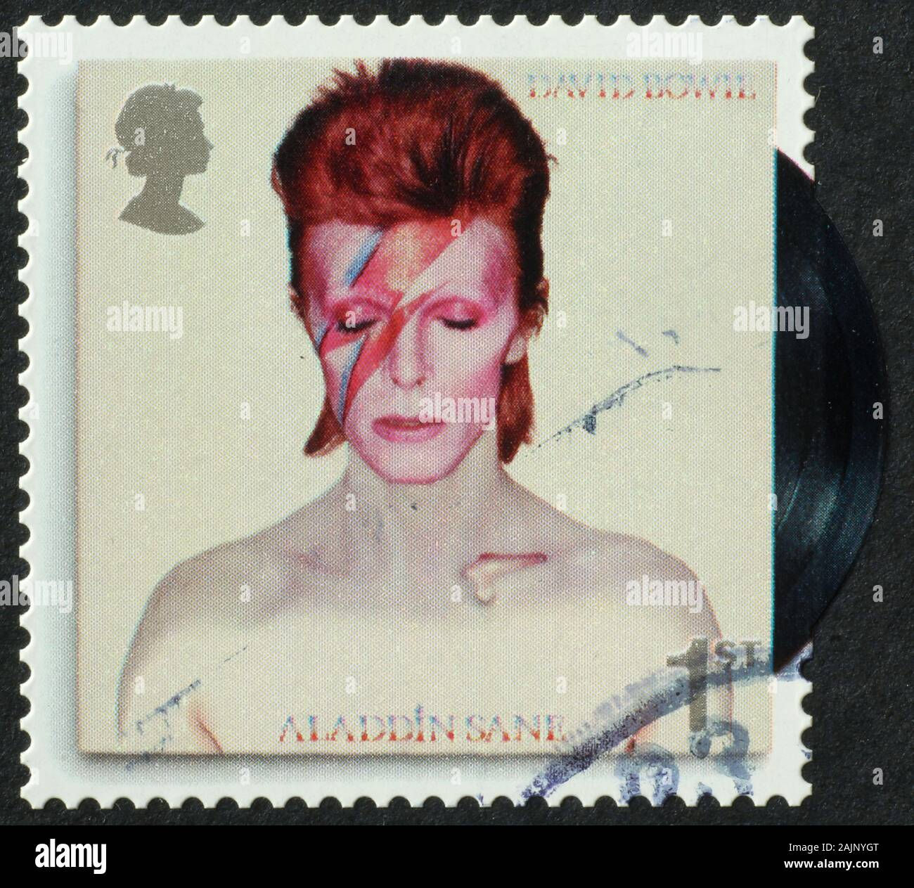 Wallpaper #7030a Aladdin Sane De David Bowie Cd Chez Libertemusic Ref123255141