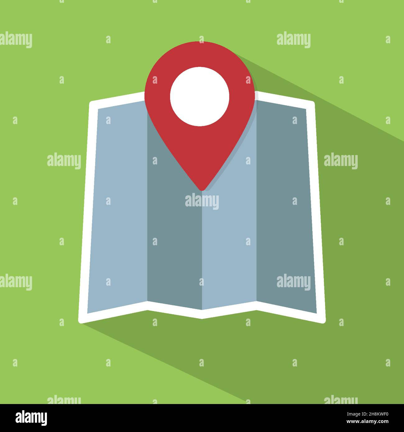 Wallpaper #H2ee65IBSpphPi3-mU1J260 Map Markers and Flat Map Icon Vector Stock Vector Image Art Alamy