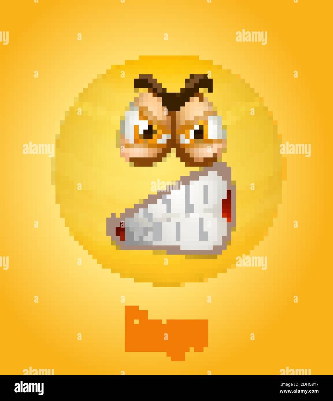 Wallpaper #5mfW8JIBSpphPi3-xmjB37 Rage Face Emoji with Its Description on Yellow Background Illustration