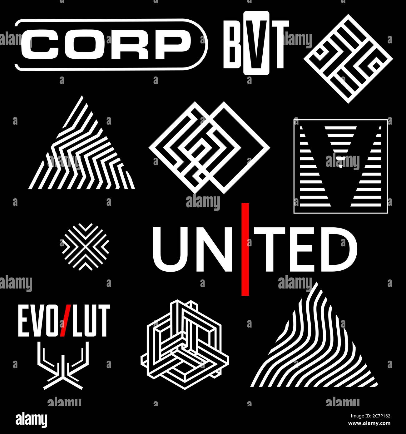Wallpaper #sXSw1I4B_8f4nGFa4HWG17 Cyberpunk Style Elements 4 Stock Vector Image Art Alamy