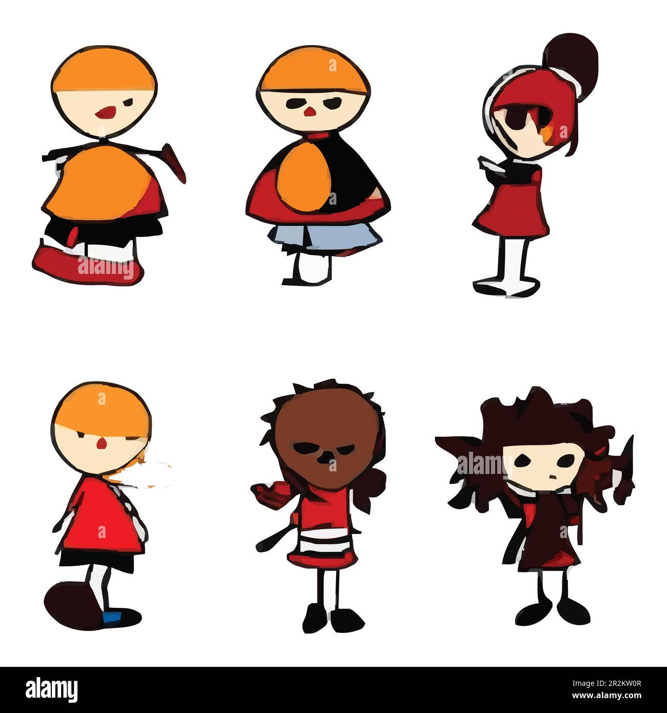 Wallpaper #mrgA2pIBJvJKYCmEOe9244 Cute Cartoon Characters Designs Vector File Stock Vector Image Art