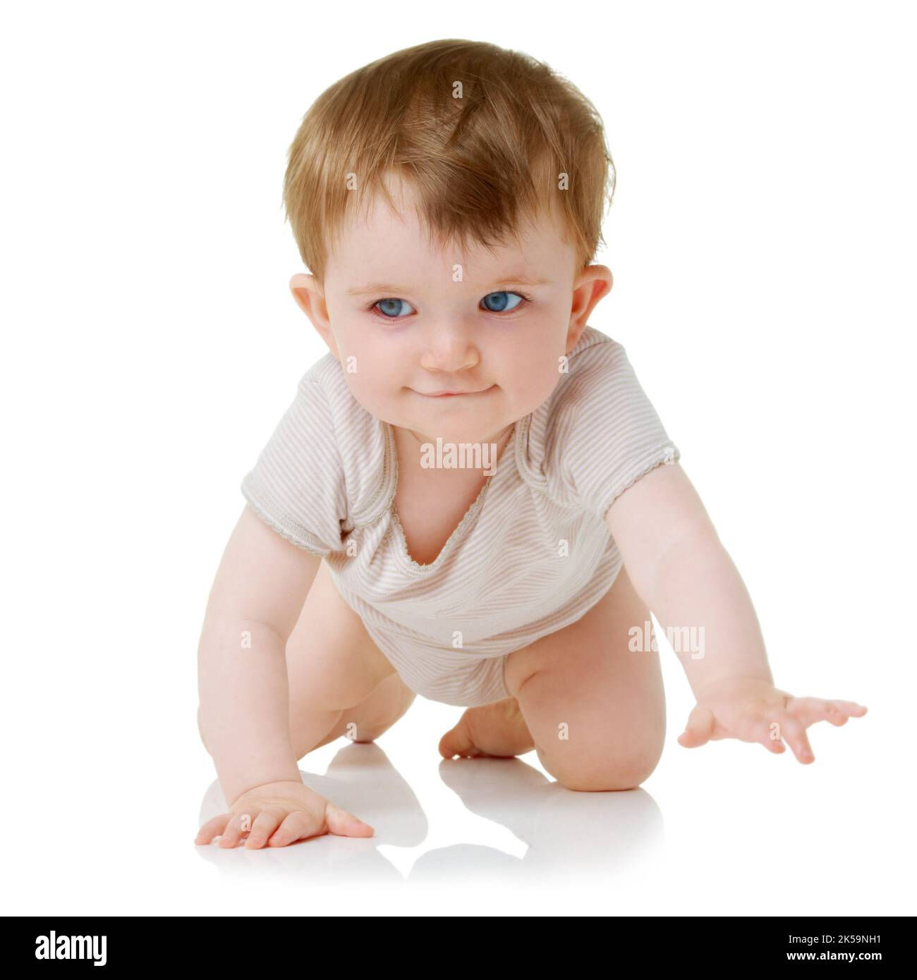 Wallpaper #vmczCZMBSpphPi3-o86c298 You Have to Crawl Before You Can Walk an Adorable Little Baby Isolated