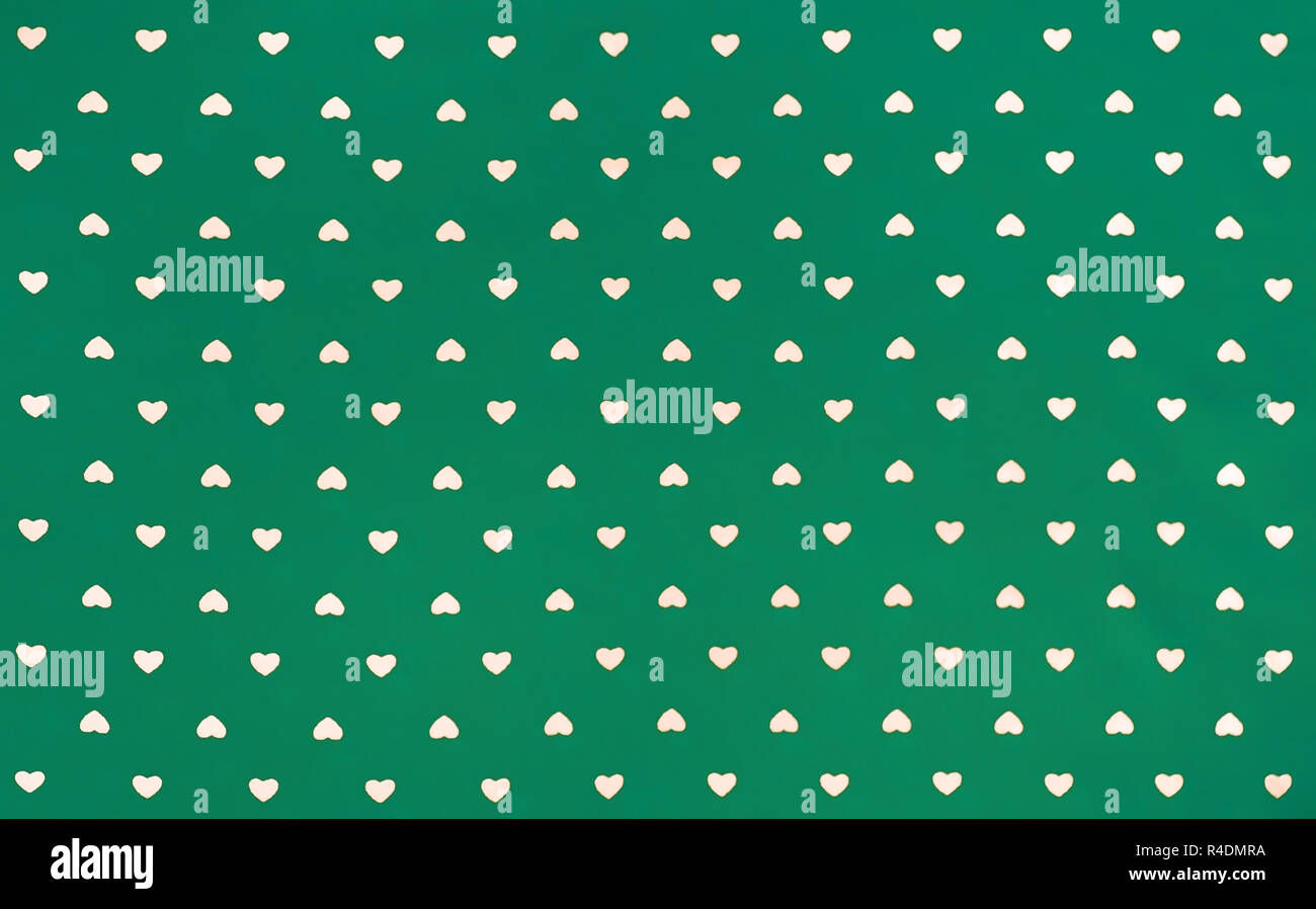 Wallpaper #Tmd395IBSpphPi3-tobx125 Green Fabric with White Hearts Pattern Background Retro Style Stock
