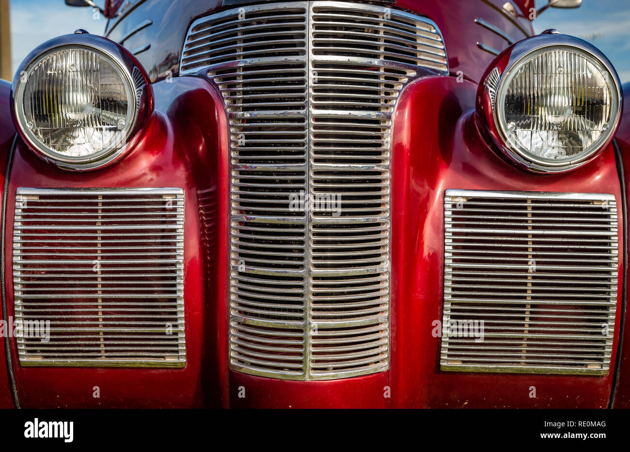 Wallpaper #SCzLSZMB0E1QgA7wqPTc88 A Closeup Detail View of a Classic Car Front End Stock Photo Alamy