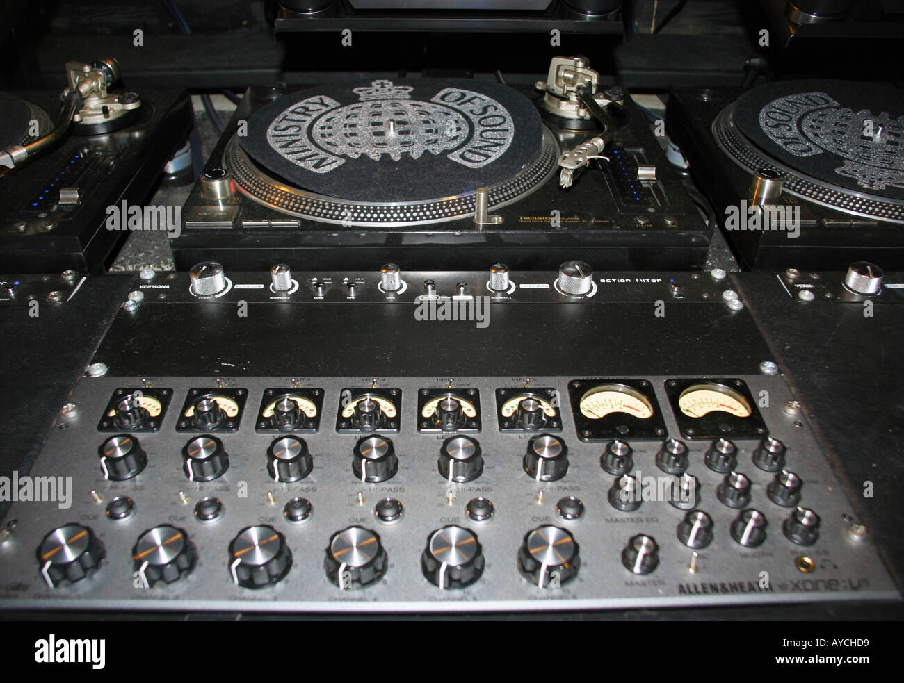 Wallpaper #OmijFpMBSpphPi3-0gzx231 Closeup of the Turntables in the Dj Booth at Londons Ministry of Sound