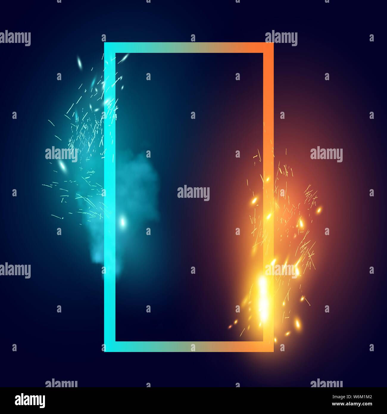 Wallpaper #uGeq85IBSpphPi3-JHaQ88 Fire and Ice Sparks and Smoke Abstract Shape Effect Vector