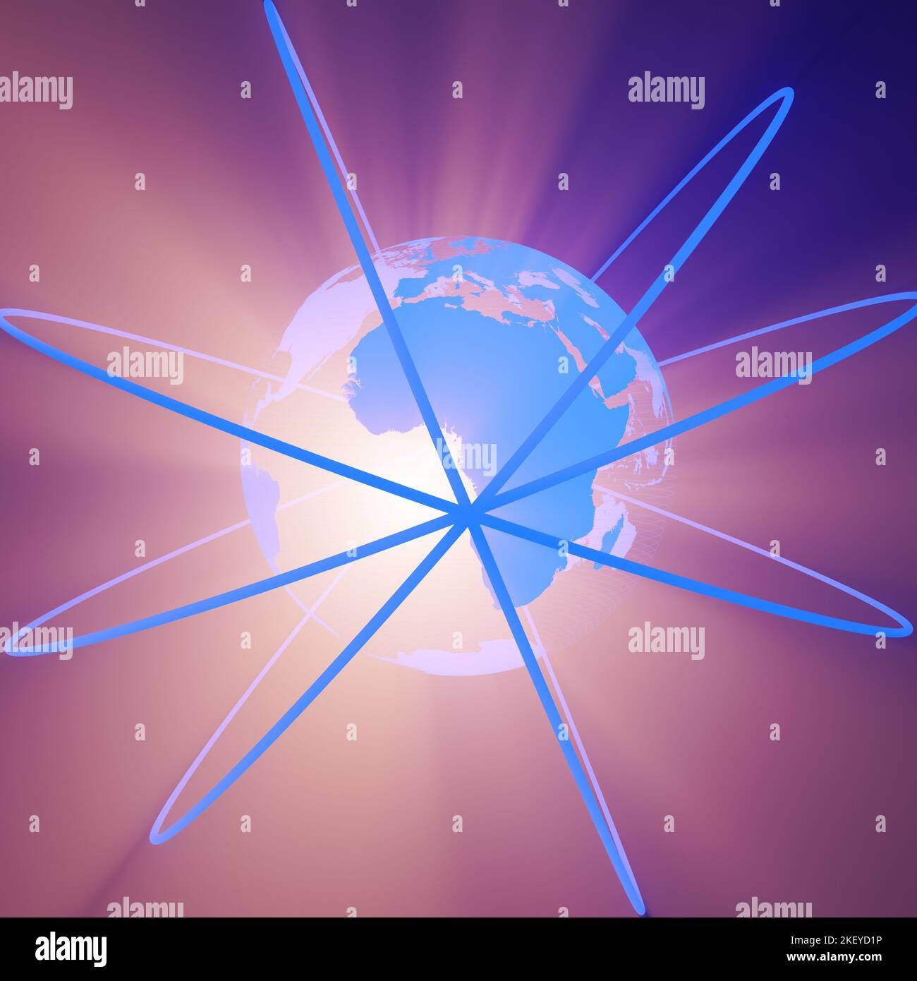 Wallpaper #_Gep6ZIBSpphPi3-WkJU240 3D Rendering of Holographic Earth Elements of This Image Furnished by