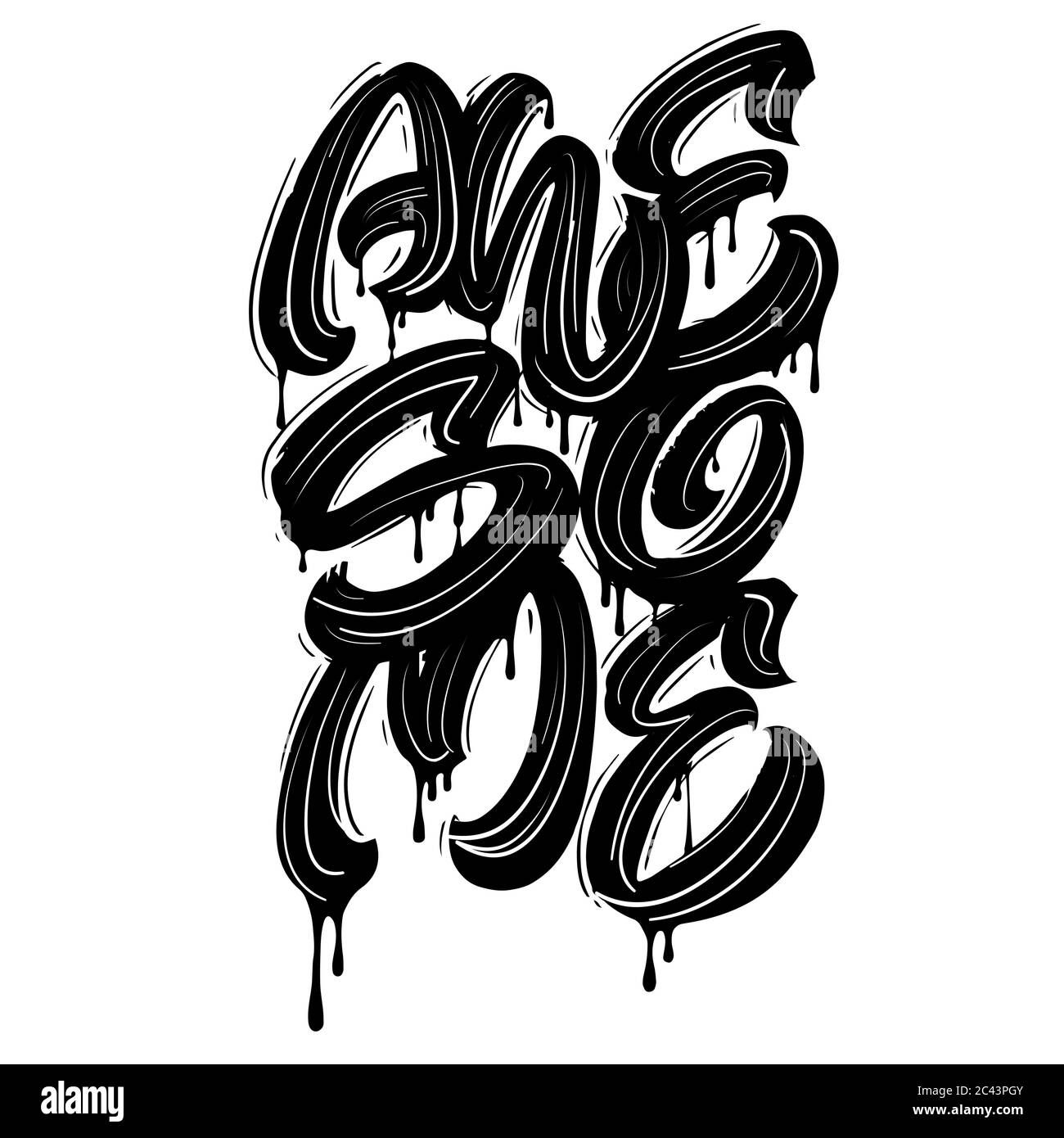Wallpaper #nWdA85IBSpphPi3-JnTg253 Awesome Graffiti Black and White Stock Photos Images Alamy