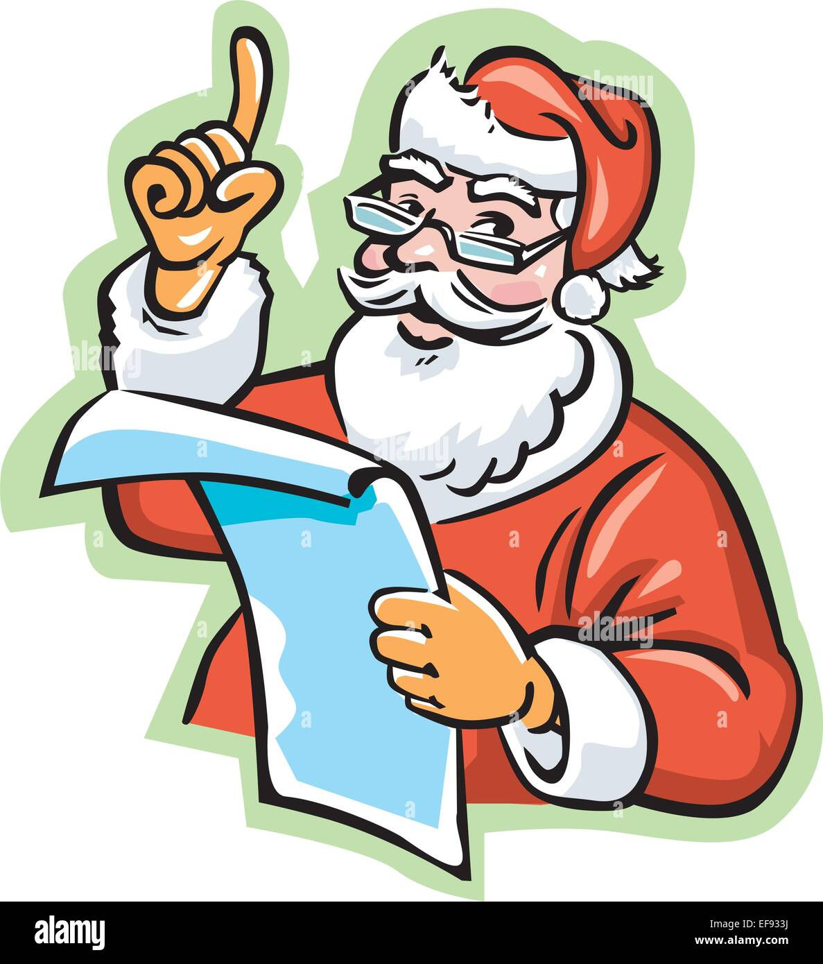 Wallpaper #lTGnNZMB5zzyi_yYH1f-263 Santa Claus Checking List Stock Vector Images Alamy