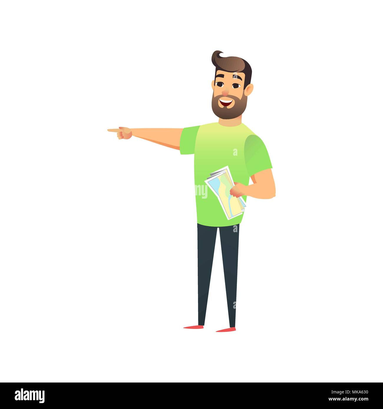 Wallpaper #k2eg8pIBSpphPi3-sXFs289 Cartoon Man Pointing Hi Res Stock Photography and Images Alamy
