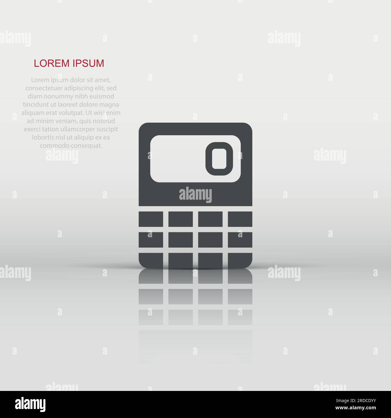 Wallpaper #XmepBpMBSpphPi3-QcIQ266 Calculator Icon in Flat Style Calculate Vector Illustration on White