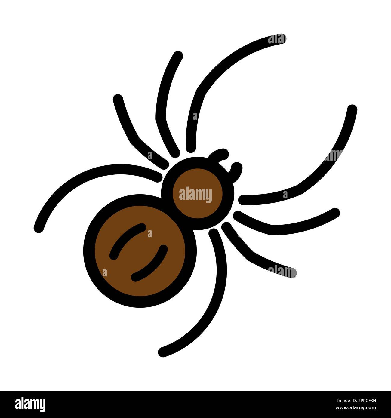 Wallpaper #46455 Brown Spider Cartoon Isolated Illustration Stock Vector Image Art Alamy