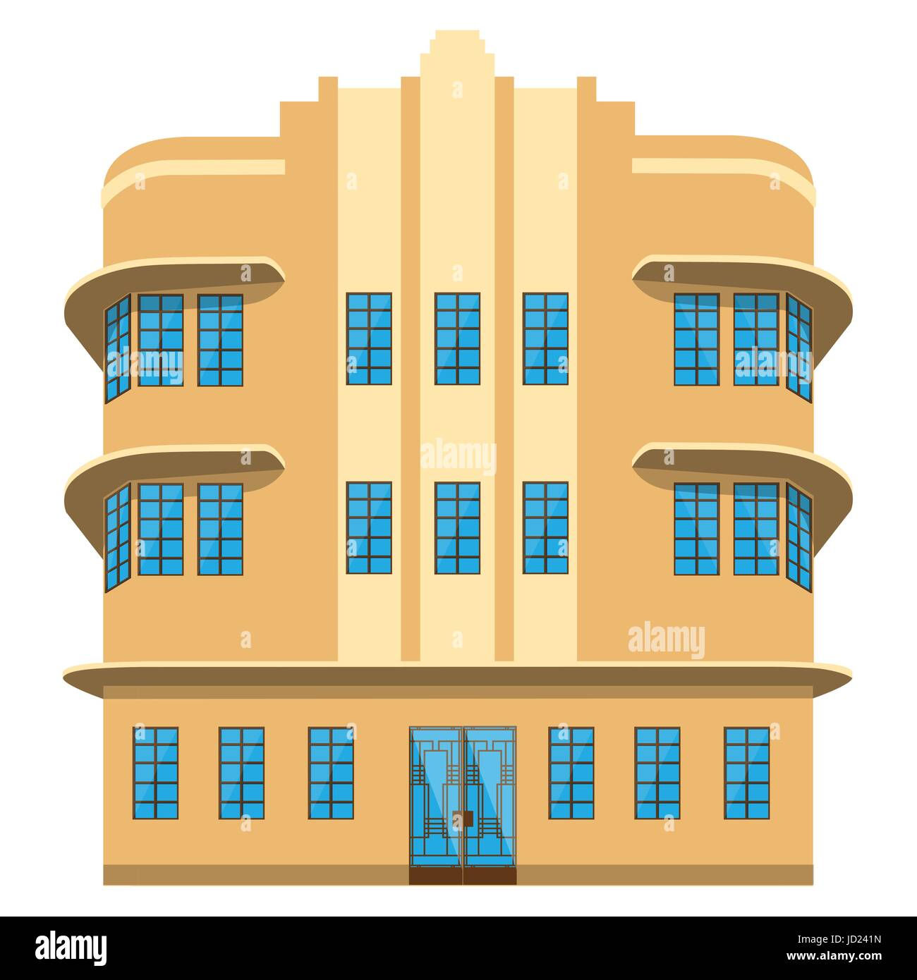 Wallpaper #dmfr65IBSpphPi3-5U-B109 Art Deco Building Vector