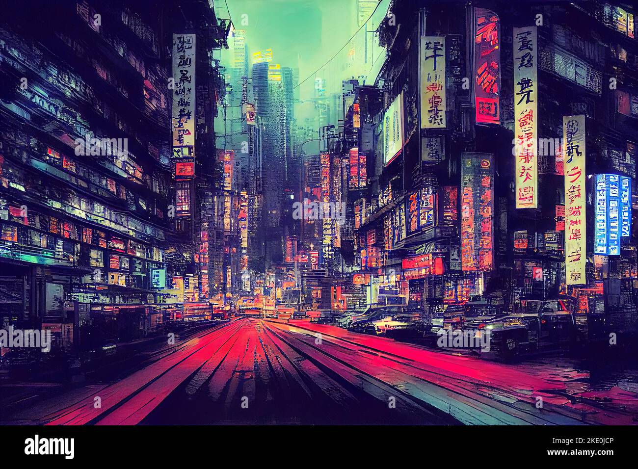 Wallpaper #F2ch7JIBSpphPi3-8lH9115 Cyberpunk City Neon Hi Res Stock Photography and Images Alamy