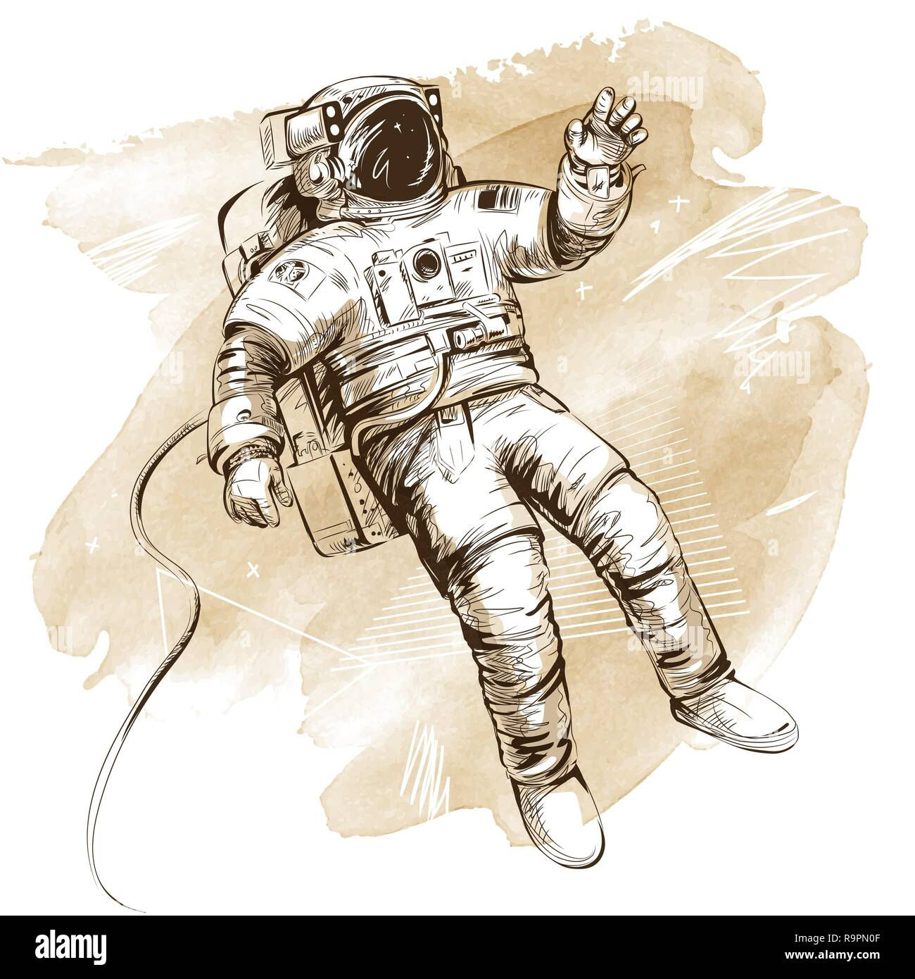 Wallpaper #TOqkVpMBlwTYPL18VRAh130 Astronauts in Art Sketch Sci Fi Lab