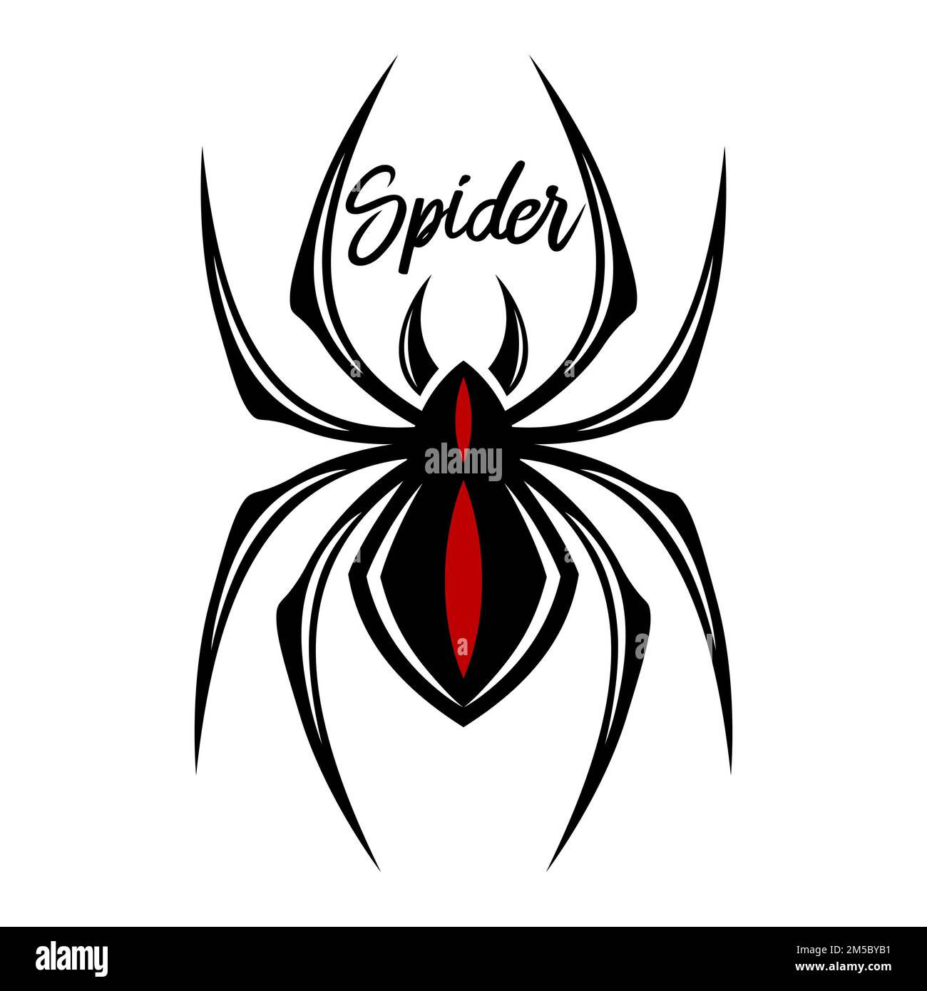 Wallpaper #ofRpOpMBKFX8bn3r03iL69 Modern Poisonous Black Spider Logo Stock Vector Image Art Alamy