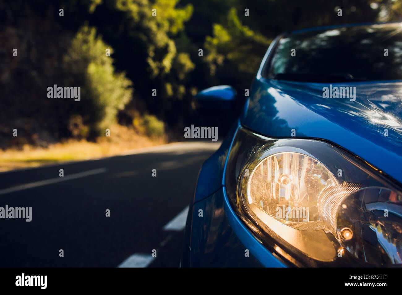 Wallpaper #kWidIpMBSpphPi3-uDN4258 Great Car Front Side Half on the Road Stock Photo Alamy
